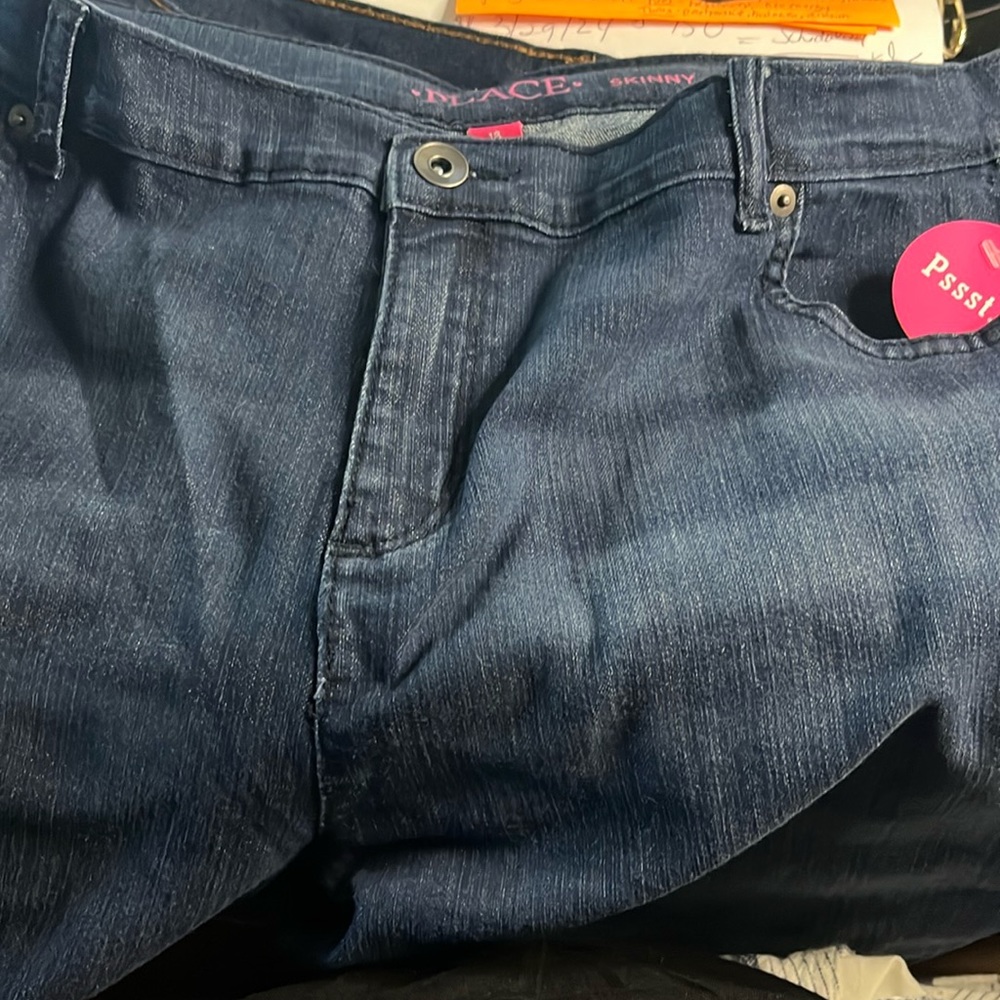 2 pair size 18 new with tags size 18 children’s place jeans